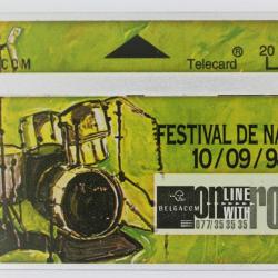Télécarte L&G dummy On Line With Rock Festival de Namur Belgique