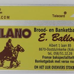 Télécarte L&G dummy Milano E. Balloey Belgique