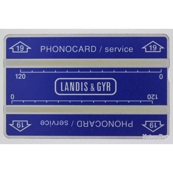 Tlcarte de service Phonocard 19 Landis & Gyr 152K Pakistan