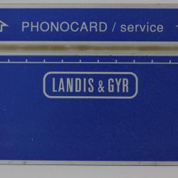 Télécarte de service Phonocard 9 Landis & Gyr 606A Pays-Bas