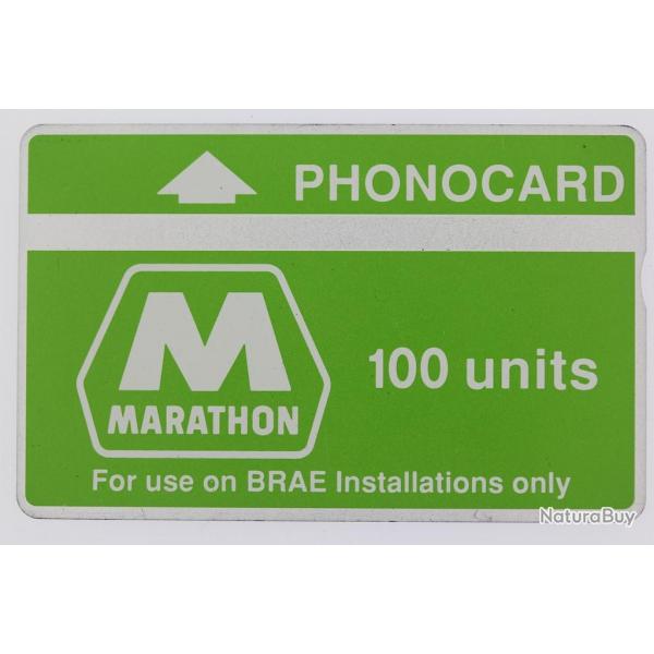 Tlcarte L&G dummy Oil rigs Marathon BRAE 100 units Royaume-Uni