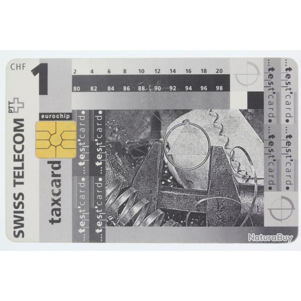 Tlcarte  puce Test card 1 CHF Swiss Telecom Suisse 1995