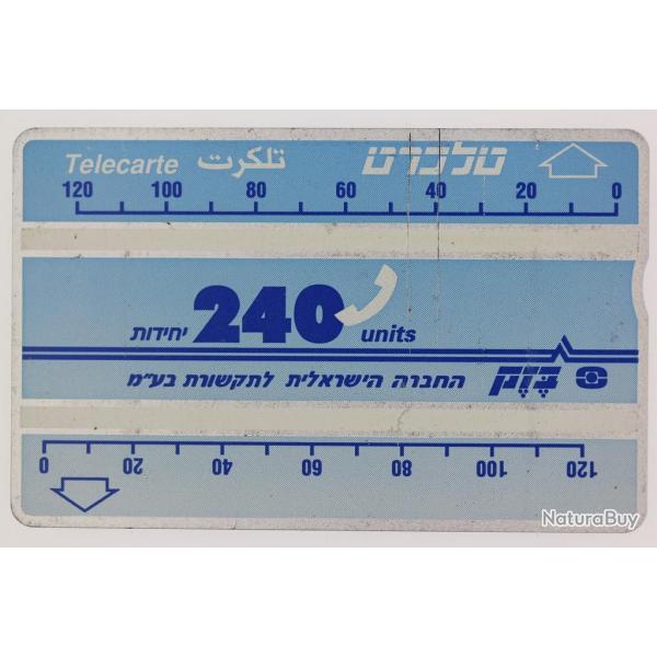 Tlcarte L&G dummy 240 units Isral 1990 First definitive series