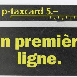 Télécarte L&G dummy En première ligne Suisse