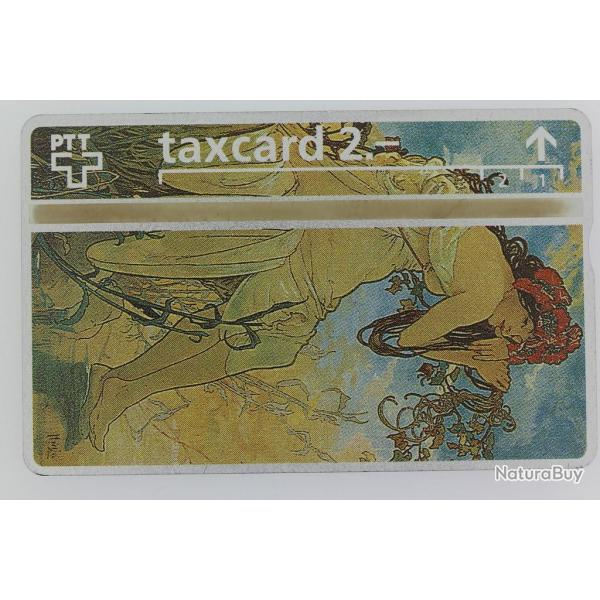Tlcarte L&G dummy Telecard Club Alfons Mucha Suisse 1992