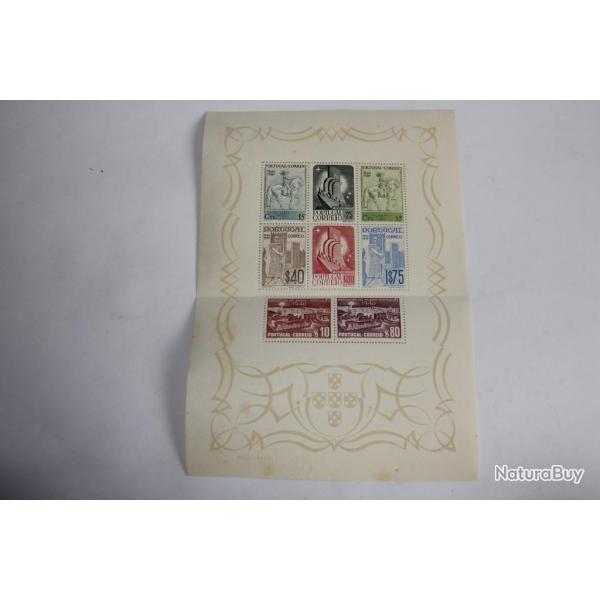 Timbres Portugal Bloc 1940 Exposio do Mundo Portugues