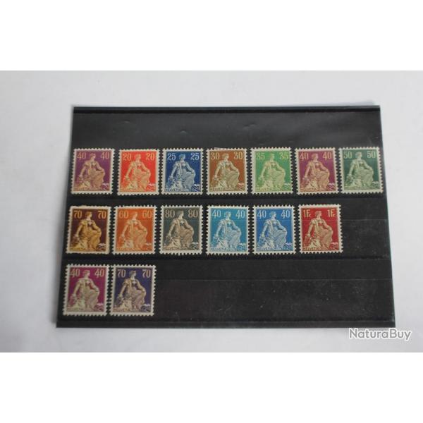 Timbres Suisse Helvtie  l'pe
