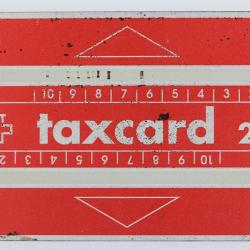 Télécarte L&G Taxcard 20 PTT 101A Suisse