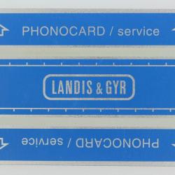 Télécarte de service Phonocard 17 Landis & Gyr dummy Maroc