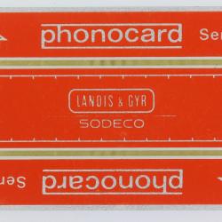 Télécarte Phonocard Service 13 Landis & Gyr Sodeco Russie URSS