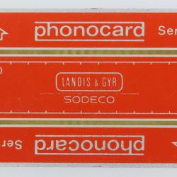 Télécarte Phonocard Service 13 Landis & Gyr Sodeco Russie URSS