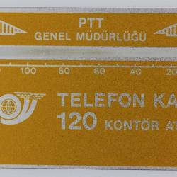 Télécarte Landis & Gyr dummy Yellow PTT Turquie