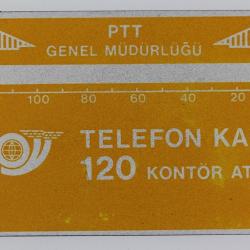 Télécarte Landis & Gyr dummy Yellow PTT Turquie