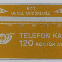 Télécarte Landis & Gyr Yellow 811D PTT Turquie