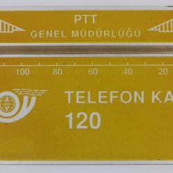 Télécarte Landis & Gyr dummy Yellow PTT Turquie