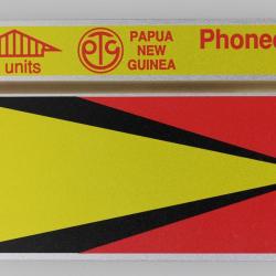 Télécarte L&G dummy Chevron Abstract Design Papua New Guinea