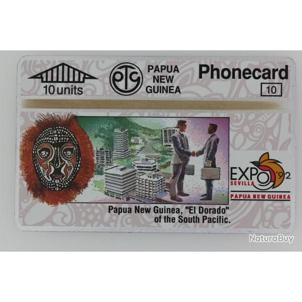 Tlcarte L&G dummy Expo '92 Sevilla Investment Papua New Guinea