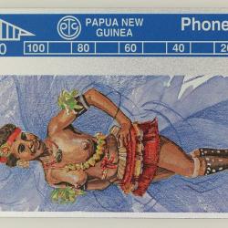 Télécarte L&G dummy Tapioka Dancer Papua New Guinea 1994