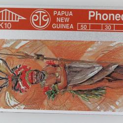Télécarte L&G dummy Pig Killing Singsing Papua New Guinea 1994