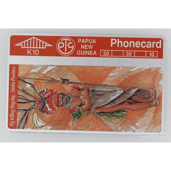 Tlcarte L&G dummy Pig Killing Singsing Papua New Guinea 1994