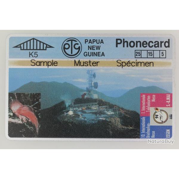 Tlcarte L&G dummy Phonecard Exhibition Essen 1994 Papua New Guinea