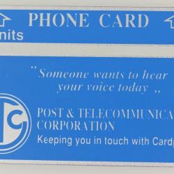 Télécarte L&G dummy Trial First issue Papua New Guinea 1988