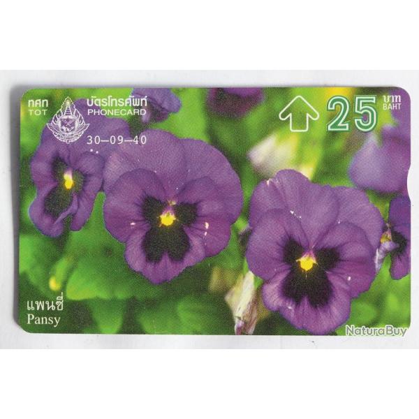 Tlcarte L&G dummy Flower 1/4 Thalande 1997