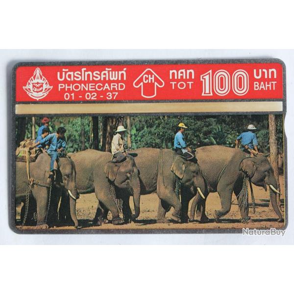 Tlcarte L&G dummy Elephant Thalande 1994