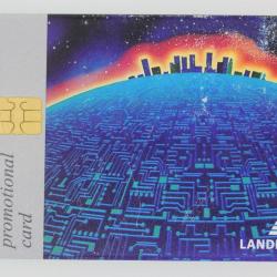 Télécarte à puce Democard L&G Promotional card Skyline 1996