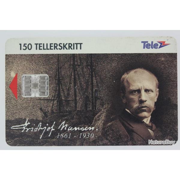 Tlcarte  puce Fridtjof Nansen Norvge