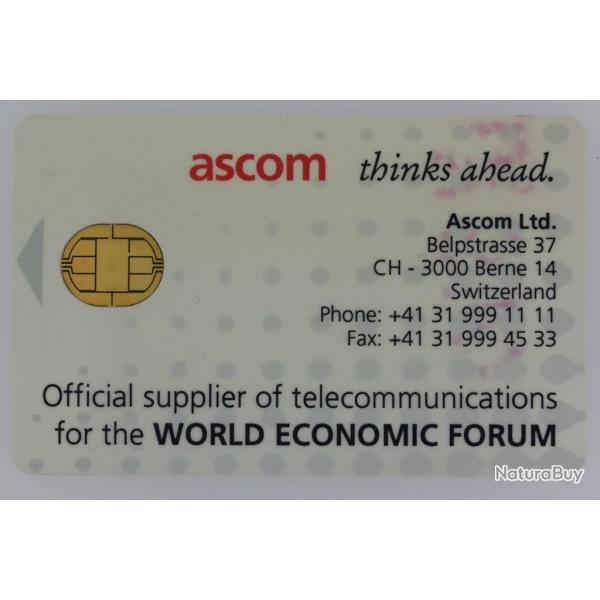 Tlcarte  puce Ascom Montel Demo smart card Suisse