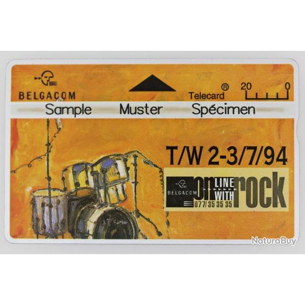 Tlcarte L&G dummy Belgacom On Line With Rock 2 Belgique