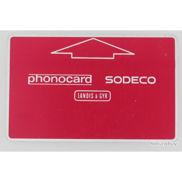 Tlcarte d'essai L&G Phonocard Francfort 00 219 178 Allemagne 1981