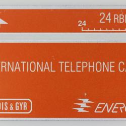 Télécarte Landys & Gyr International Telephone Card Energia Russie URSS