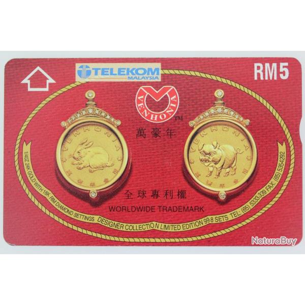 Tlcarte L&G dummy Venhonia Horoscope Malaisie Zodiaque chinois Lapin