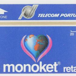 Télécarte L&G dummy Monoket Retard Portugal