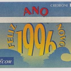 Télécarte L&G dummy Feliz Ano Novo 1996 Boas Festas Portugal