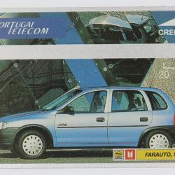 Télécarte L&G dummy Farauto Azul Portugal