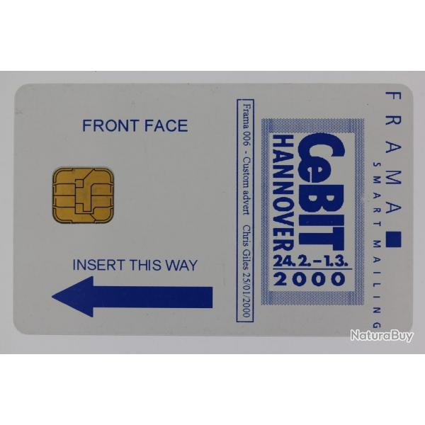 Carte  puce exposition CeBIT Hannover 2000