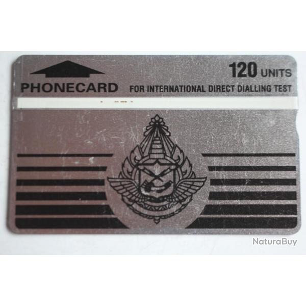 Tlcarte For International Direct Dialling TEST 1991 Thalande