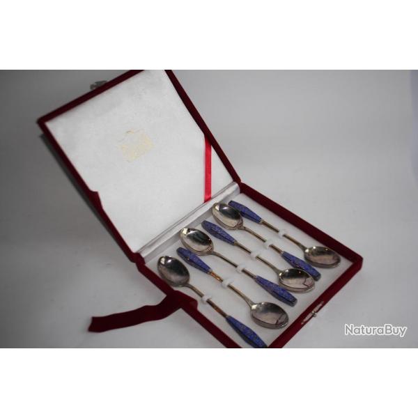 Coffret cuillres argent maill Core