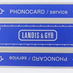 Télécarte de service Phonocard 1 Landis & Gyr 003L Égypte