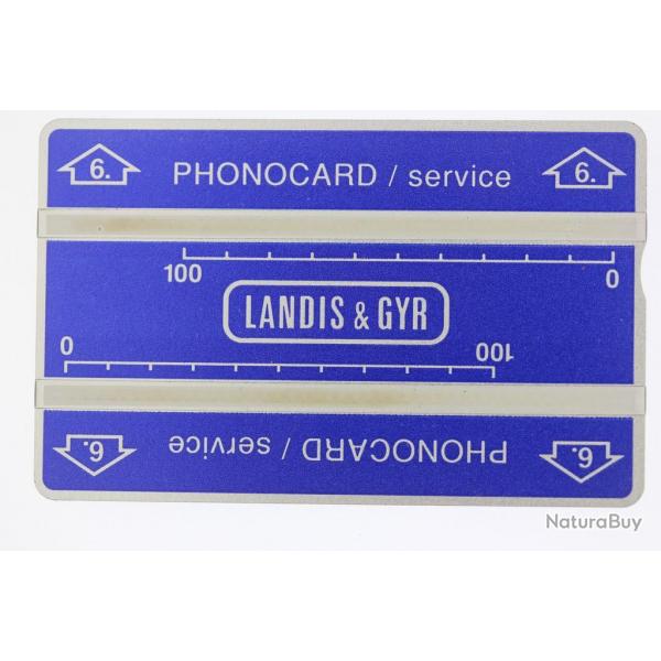 Tlcarte de service Phonocard 6 Landis & Gyr 511L Bruni Darussalam