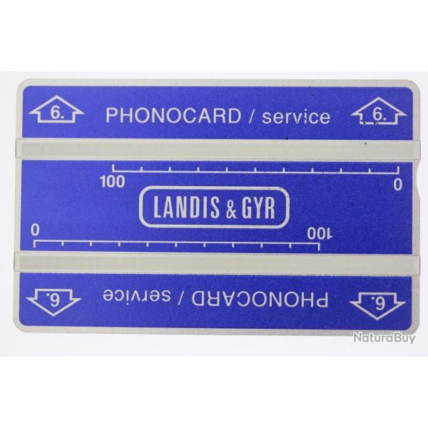 Tlcarte de service Phonocard 6 Landis & Gyr 511L Bruni Darussalam