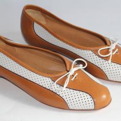 Ballerines cuir L'artigiano Torlasco femme