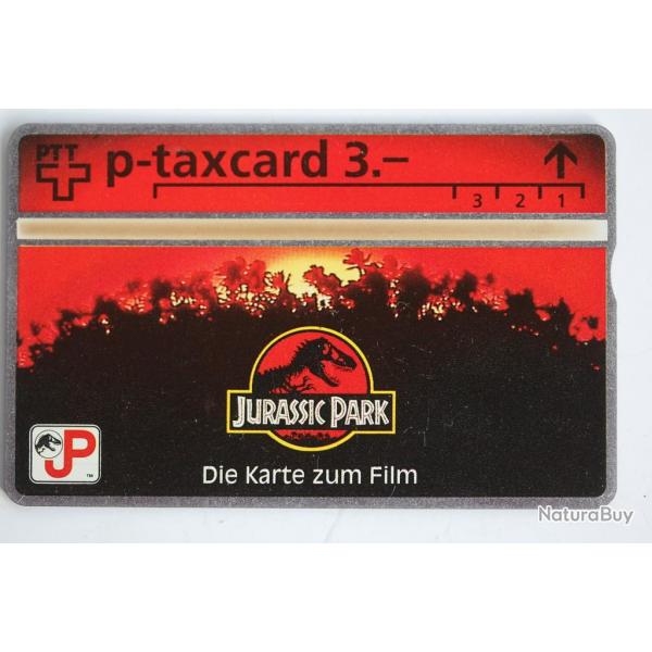Tlcarte L&G dummy p-taxcard film Jurassic Park Suisse 1993