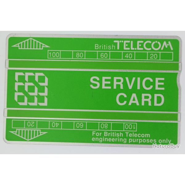Tlcarte de service Landis & Gyr Service Card 152K BTS004 Royaume-Uni