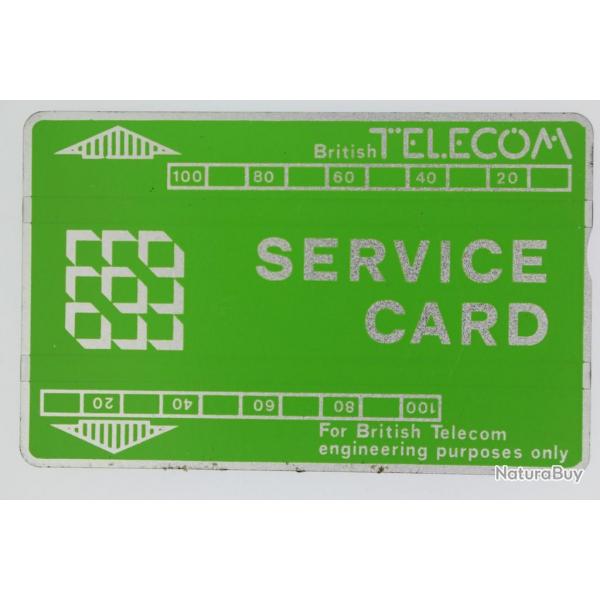 Tlcarte de service Landis & Gyr Service Card 903S BTS003 Royaume-Uni