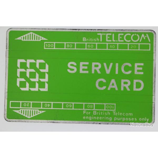 Tlcarte de service Landis & Gyr Service Card 806S BTS002 Royaume-Uni