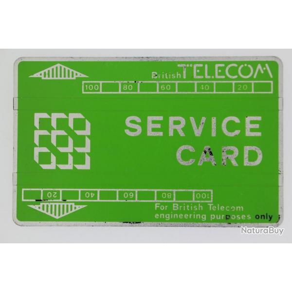 Tlcarte de service Landis & Gyr Service Card 806S BTS002 Royaume-Uni